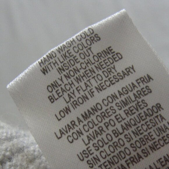 CK CALVIN KLEIN Long Sleeve COWL Neck WOOL Blend Sweater Sz LARGE - Picture 7 of 8